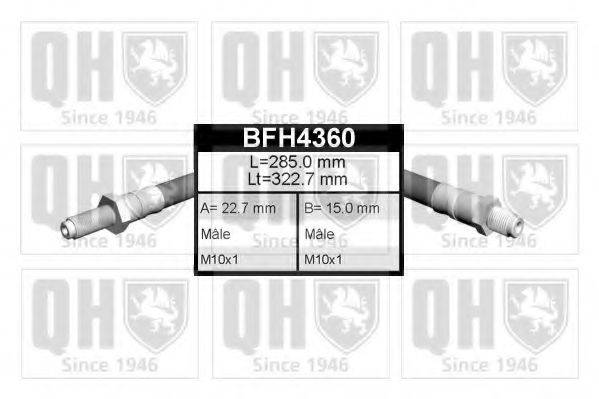 Тормозной шланг QUINTON HAZELL BFH4360