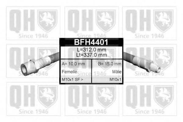QUINTON HAZELL BFH4401 Тормозной шланг