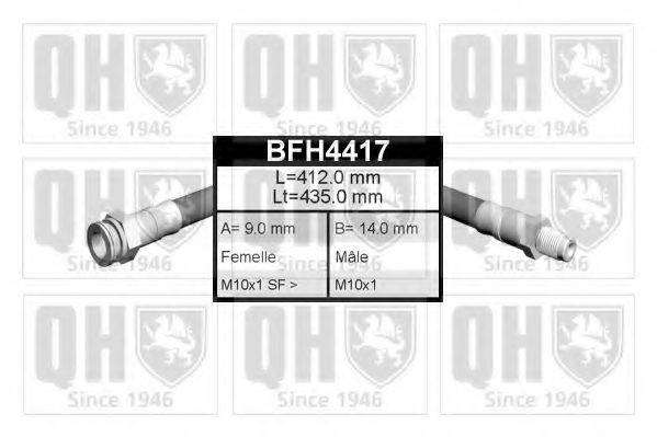 QUINTON HAZELL BFH4417 Тормозной шланг