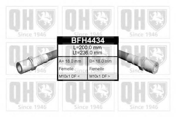 QUINTON HAZELL BFH4434 Тормозной шланг