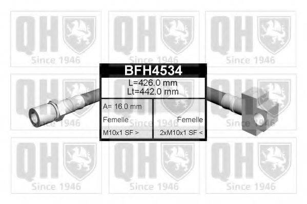 QUINTON HAZELL BFH4534 Тормозной шланг