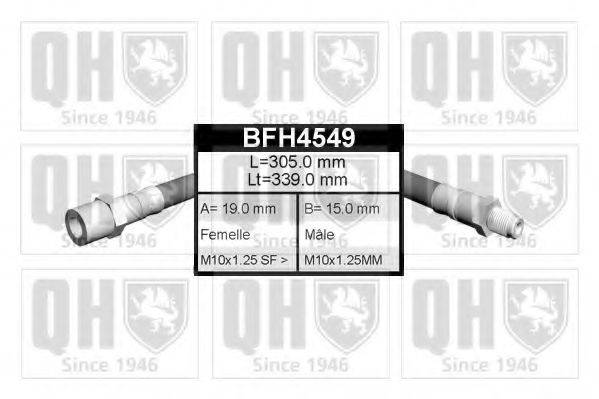 QUINTON HAZELL BFH4549 Тормозной шланг