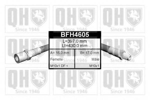 QUINTON HAZELL BFH4605 Тормозной шланг