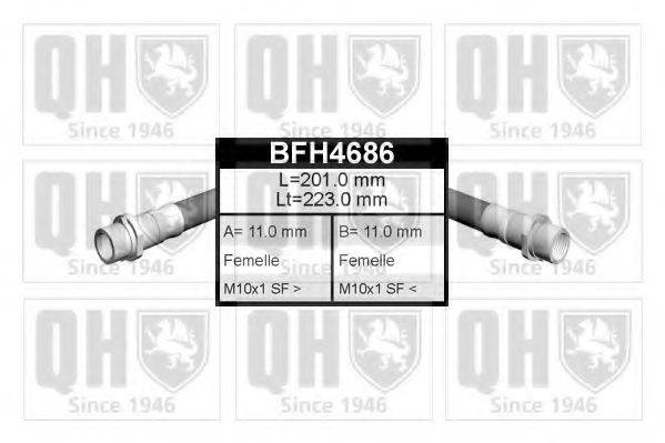 Тормозной шланг QUINTON HAZELL BFH4686