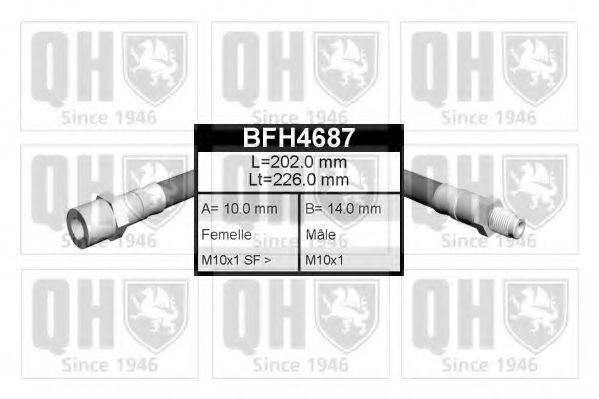 Тормозной шланг QUINTON HAZELL BFH4687