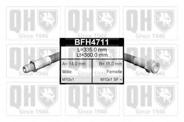 QUINTON HAZELL BFH4711 Тормозной шланг