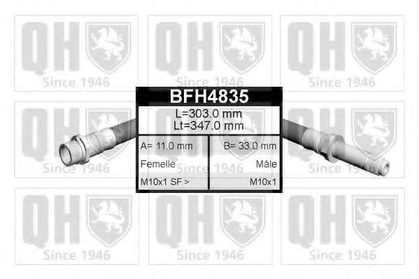 Тормозной шланг QUINTON HAZELL BFH4835