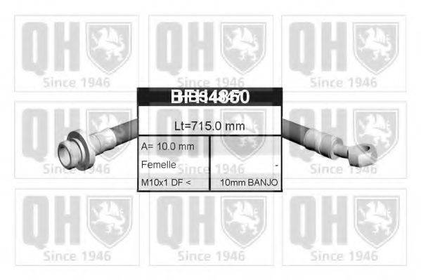 QUINTON HAZELL BFH4850 Тормозной шланг