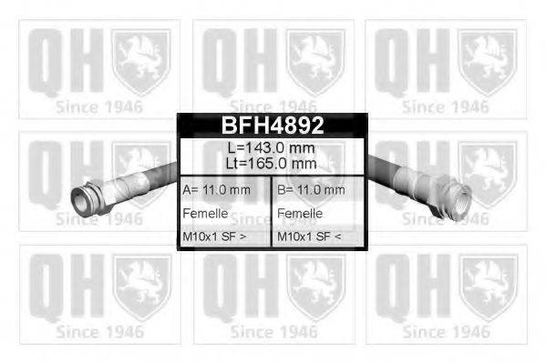 Тормозной шланг QUINTON HAZELL BFH4892