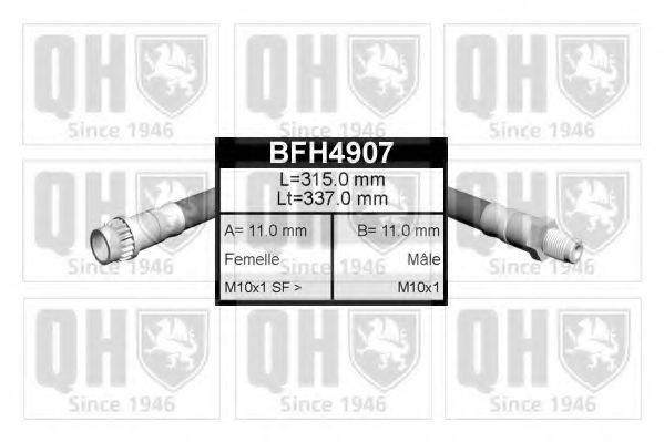 QUINTON HAZELL BFH4907 Тормозной шланг
