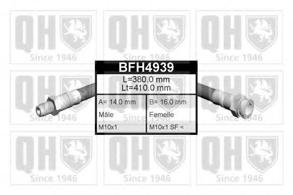 QUINTON HAZELL BFH4939 Тормозной шланг