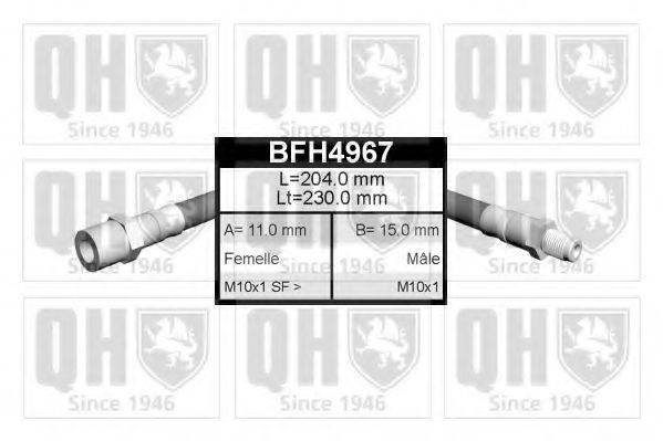 Тормозной шланг QUINTON HAZELL BFH4967