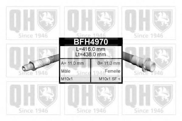 QUINTON HAZELL BFH4970 Тормозной шланг