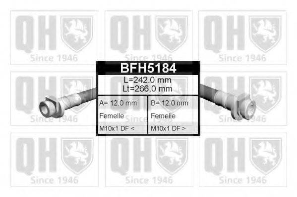 QUINTON HAZELL BFH5184 Тормозной шланг