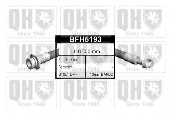 QUINTON HAZELL BFH5193 Тормозной шланг