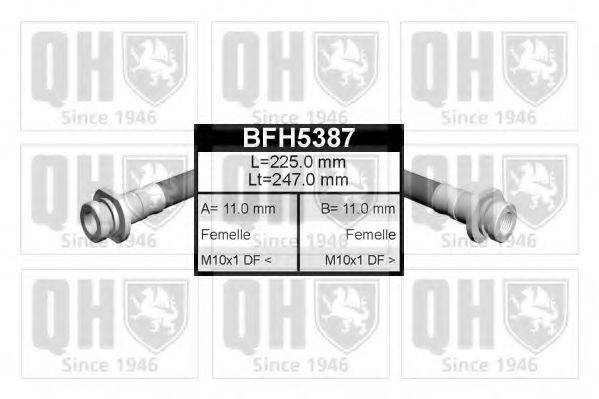 QUINTON HAZELL BFH5387 Тормозной шланг