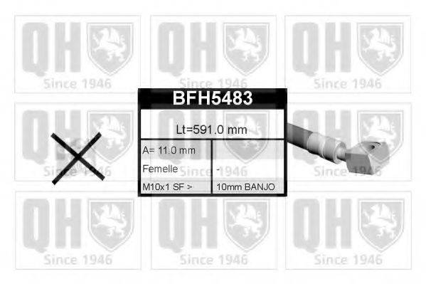 Тормозной шланг QUINTON HAZELL BFH5483