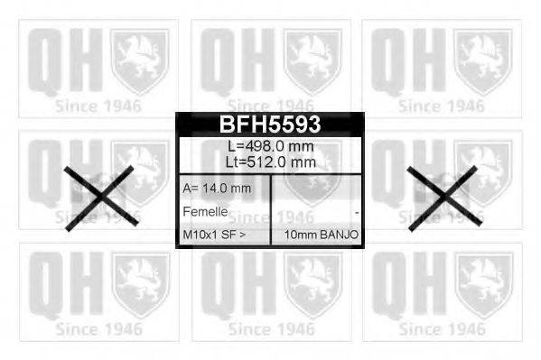 QUINTON HAZELL BFH5593 Тормозной шланг