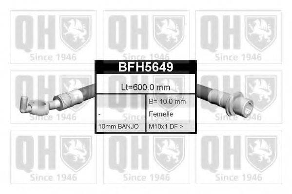 QUINTON HAZELL BFH5649 Тормозной шланг