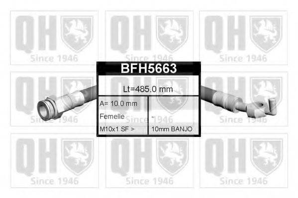 QUINTON HAZELL BFH5663 Тормозной шланг