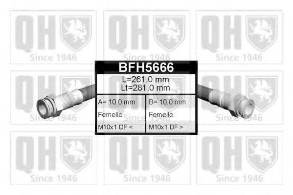 QUINTON HAZELL BFH5666 Тормозной шланг