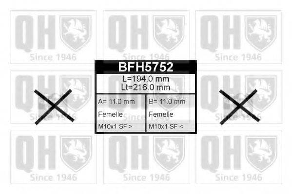 Тормозной шланг QUINTON HAZELL BFH5752