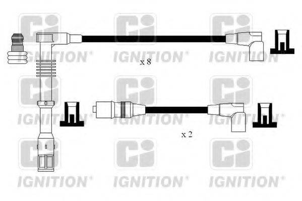 QUINTON HAZELL XC1155 Комплект проводов зажигания
