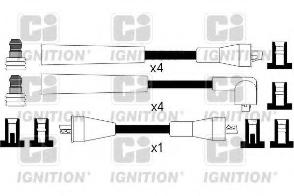 QUINTON HAZELL XC782 Комплект проводов зажигания