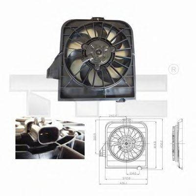 Вентилятор, охлаждение двигателя TYC 804-0003