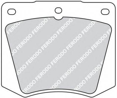 Комплект тормозных колодок, дисковый тормоз FERODO FDB1284