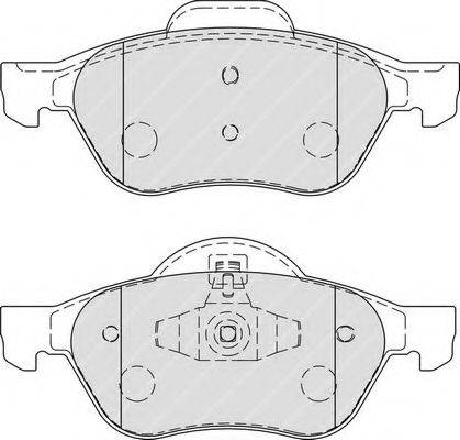 Комплект тормозных колодок, дисковый тормоз FERODO FDB1866