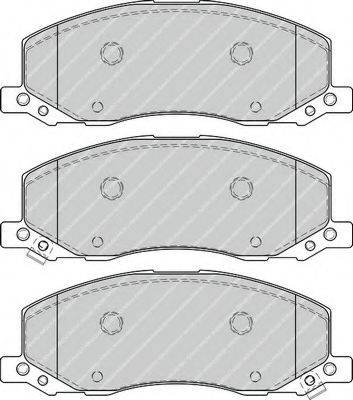 Комплект тормозных колодок, дисковый тормоз FERODO FDB4278