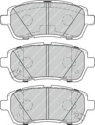 Комплект тормозных колодок, дисковый тормоз FERODO FDB4279