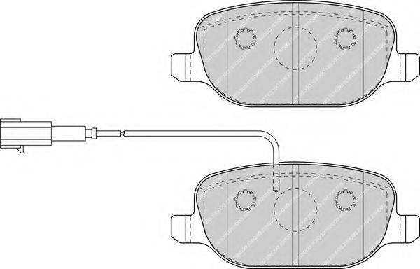 FERODO FDB4337 Комплект тормозных колодок, дисковый тормоз
