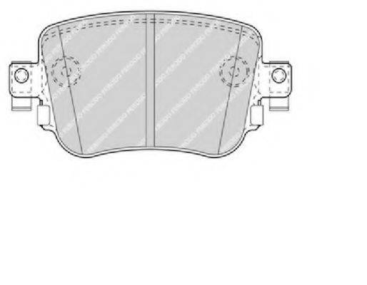 FERODO FDB4485 Комплект тормозных колодок, дисковый тормоз