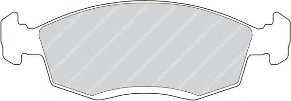 FERODO FDB579 Комплект тормозных колодок, дисковый тормоз