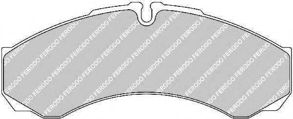 FERODO FVR1102 Комплект тормозных колодок, дисковый тормоз