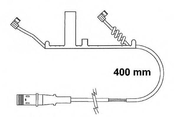 Сигнализатор, износ тормозных колодок FERODO FAI162