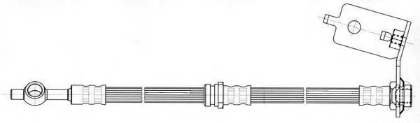 Тормозной шланг FERODO FHY2643