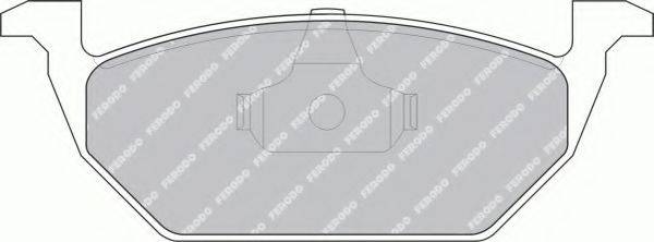 FERODO FSL1094 Комплект тормозных колодок, дисковый тормоз