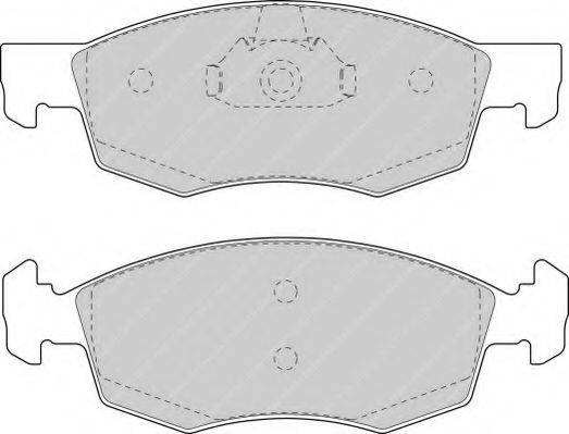 FERODO FSL1376 Комплект тормозных колодок, дисковый тормоз