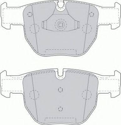 FERODO FSL1597 Комплект тормозных колодок, дисковый тормоз