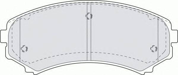FERODO FSL1603 Комплект тормозных колодок, дисковый тормоз