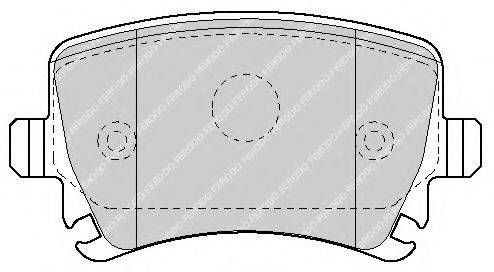 FERODO FSL1636 Комплект тормозных колодок, дисковый тормоз