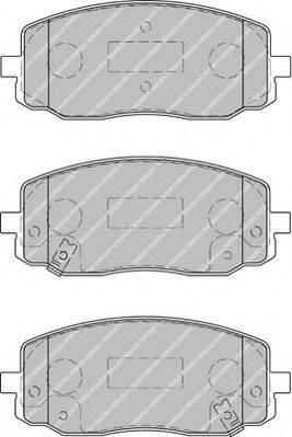 FERODO FSL1783 Комплект тормозных колодок, дисковый тормоз