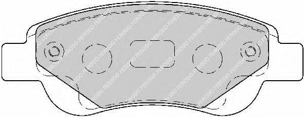 FERODO FSL1790 Комплект тормозных колодок, дисковый тормоз