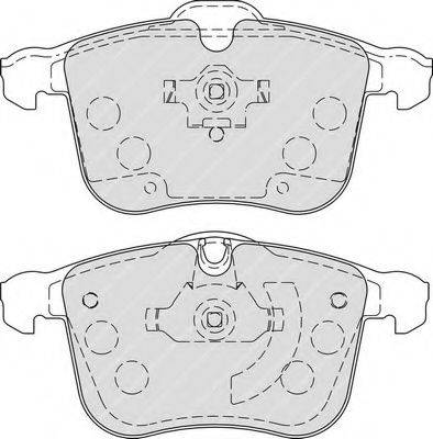 Комплект тормозных колодок, дисковый тормоз FERODO FSL1833