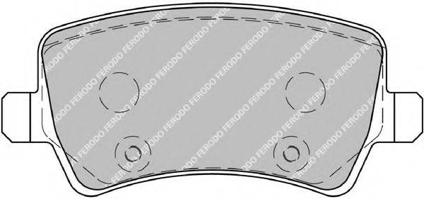 FERODO FSL1918 Комплект тормозных колодок, дисковый тормоз