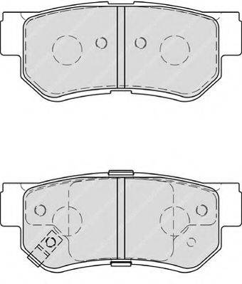 FERODO FSL4247 Комплект тормозных колодок, дисковый тормоз