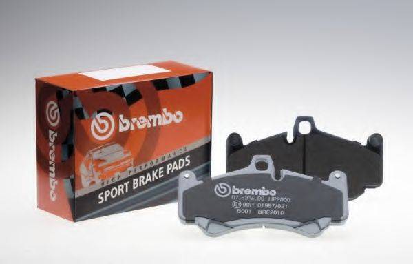 BREMBO 07B31432 Комплект высокоэффективных тормозных колодок
